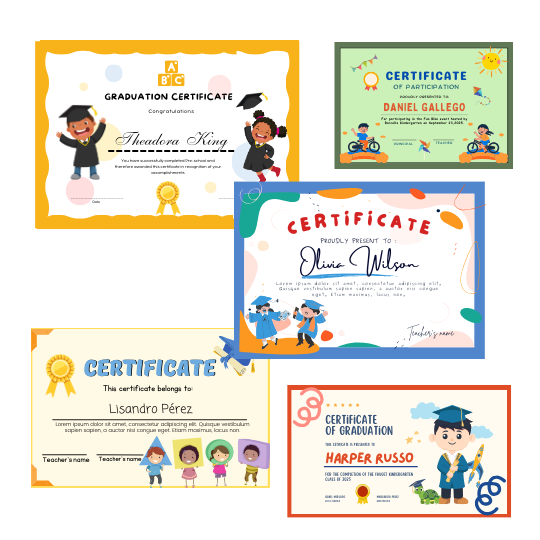 custom certificate