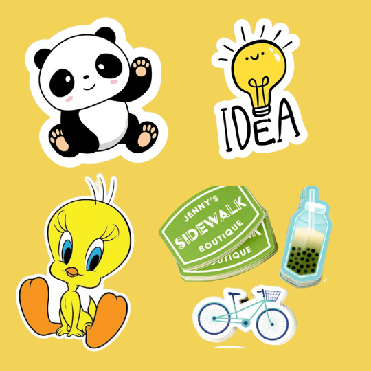 custom cartoon stickers