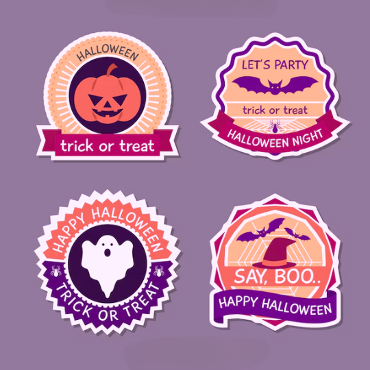 halloween party stickers