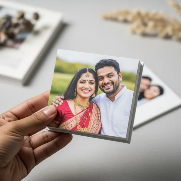 Customized mini photo album. Customized mini photo album.