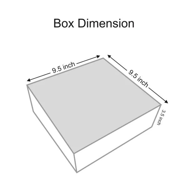 Premium Packaging Box With 4 Salsa Jars, Dimension