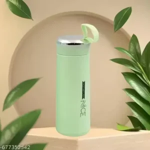 Nice Glass Inner Liner Water Bottle - LeakrProof, 400 ML