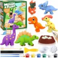 DIY Dinosaur Plaster Mould Casting Art Craft & Painting Activity Kit Set for Kids, Best Gift for Boys & Girls 6–12 Years