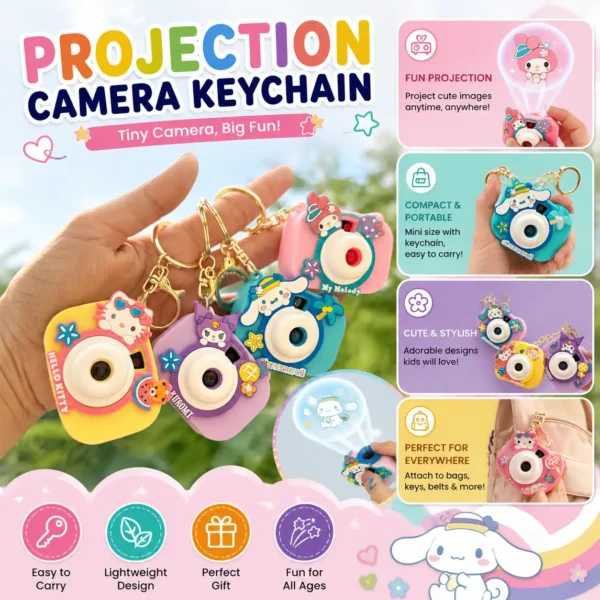 camera keychain .. Pack of 2 Projection Camera Keychain