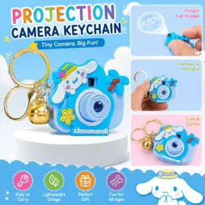 Pack of 2 Projection Camera Keychain