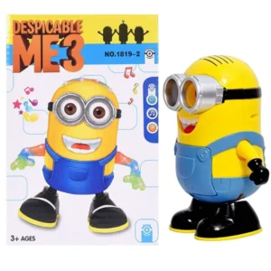 Dancing Minion Toy with Music & Flashing Lights