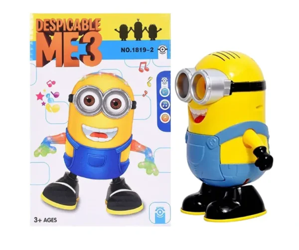 Dancing Minion Toy with Music & Flashing Lights
