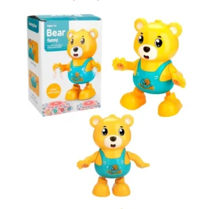 Electric Dancing Bear Toy with Music & Flashing Lights