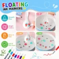 Pack of 1 Magic Floating Pen Set, Non-Toxic Ink Art Effect