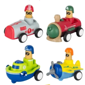 Mini Push & Go Vehicle Toy Set for Kids