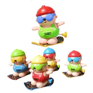 Clockwork Skateboard Toy for Kids – 360° Rotating Moving Toy