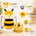 Baby Head Protector Backpack with Head Safety Hat Combo for Toddlers 6-18 Months