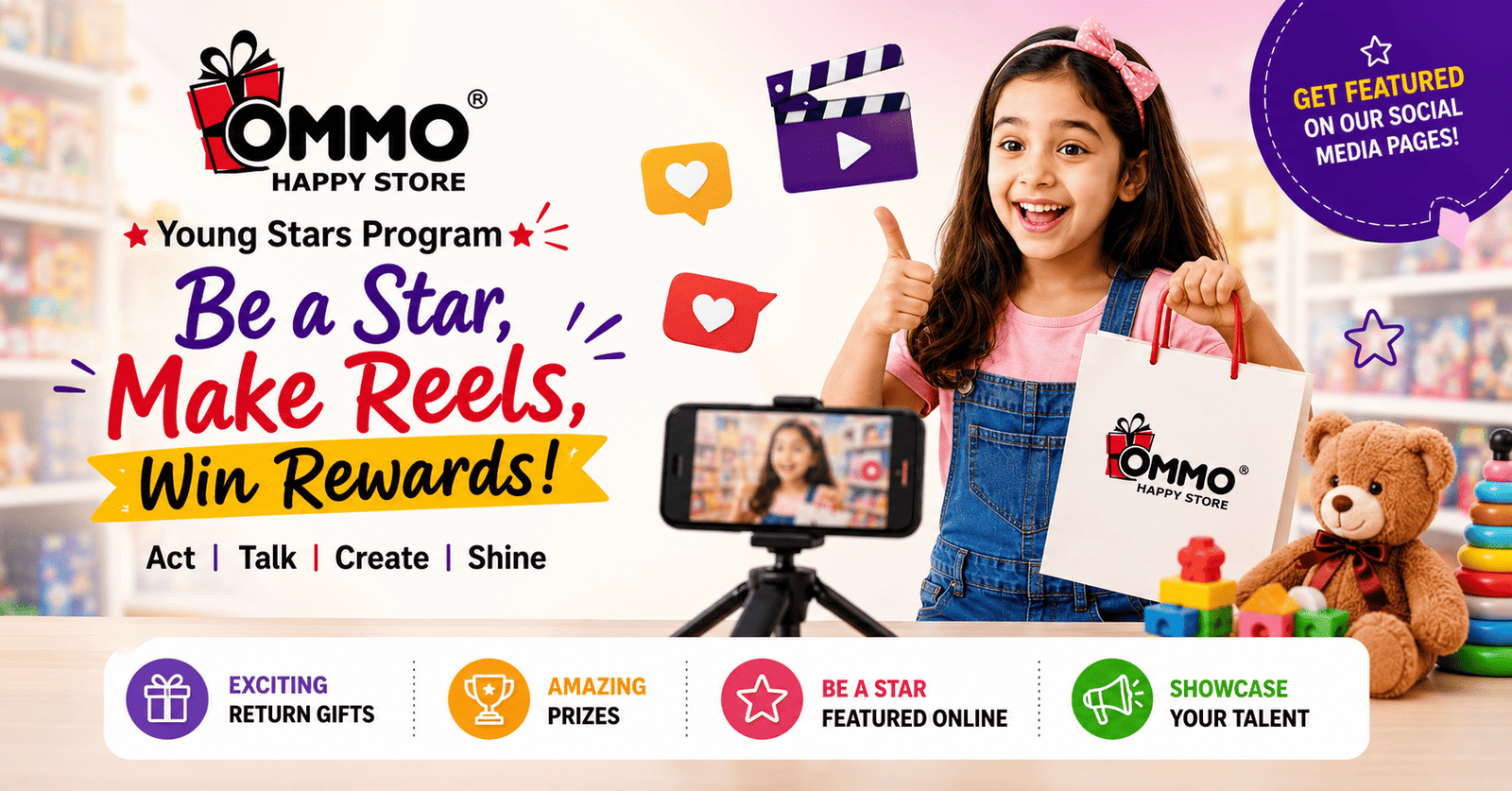 OMMO Happy Store Young Stars Program