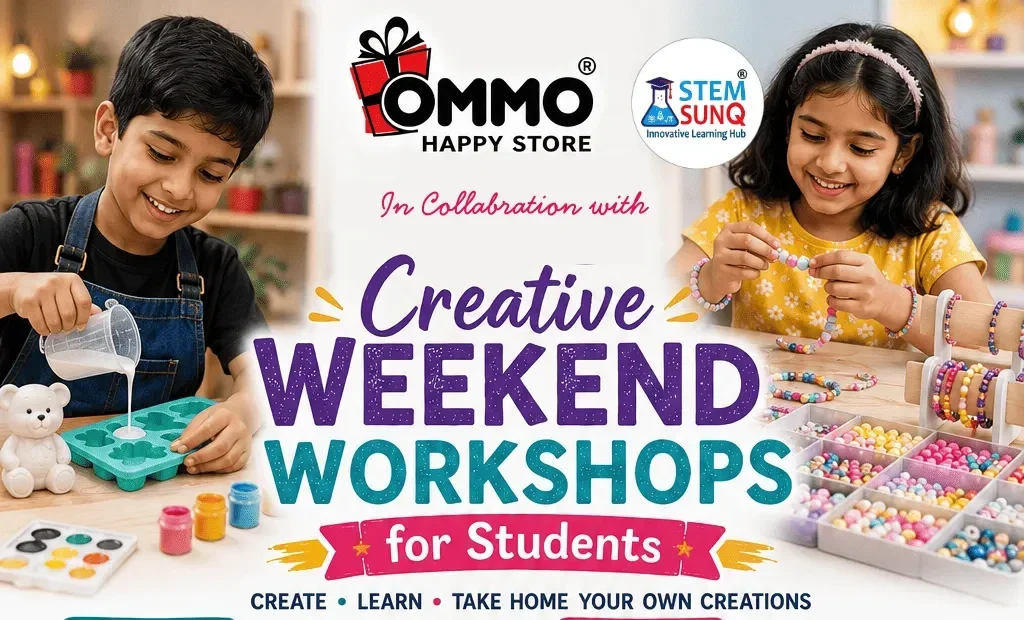 ommo store weekend 2 workshops poster