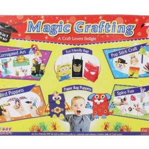 6-in-1 Magic Crafting DIY Kit for Kids 5+ – Creative Art & Craft Activity Set