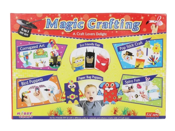 6-in-1 Magic Crafting DIY Kit for Kids 5+ – Creative Art & Craft Activity Set 6-in-1 Magic Crafting DIY Kit for Kids 5+ – Creative Art & Craft Activity Set