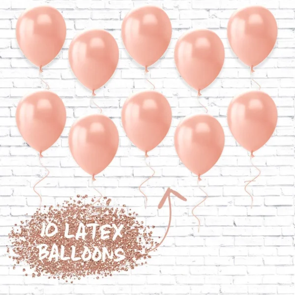 Bride To Be Balloon Decoration Kit – Rose Gold Foil Letter & Latex Balloons for Bachelorette Party.. Bride To Be Balloon Decoration Kit – Rose Gold Foil Letter & Latex Balloons for Bachelorette Party