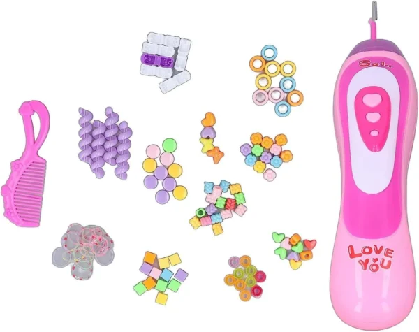 DIY Hair Braiding Kit for Kids – Hair Styling Tool with Beads, Comb & Accessories DIY Hair Braiding Kit for Kids – Hair Styling Tool with Beads, Comb & Accessories