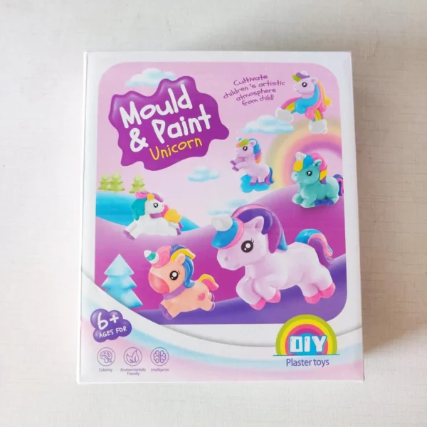DIY Unicorn Mould & Paint Kit for Kids 6+ – Plaster Craft Set with 6 Moulds, Paints & Brushes DIY Unicorn Mould & Paint Kit for Kids 6+ – Plaster Craft Set with 6 Moulds, Paints & Brushes