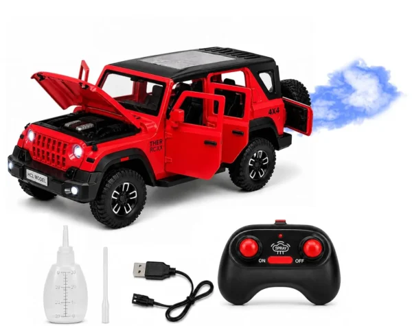 Die-Cast Metal Thar RC Car (Red)