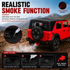 Die-Cast Metal Thar RC Car (Red)