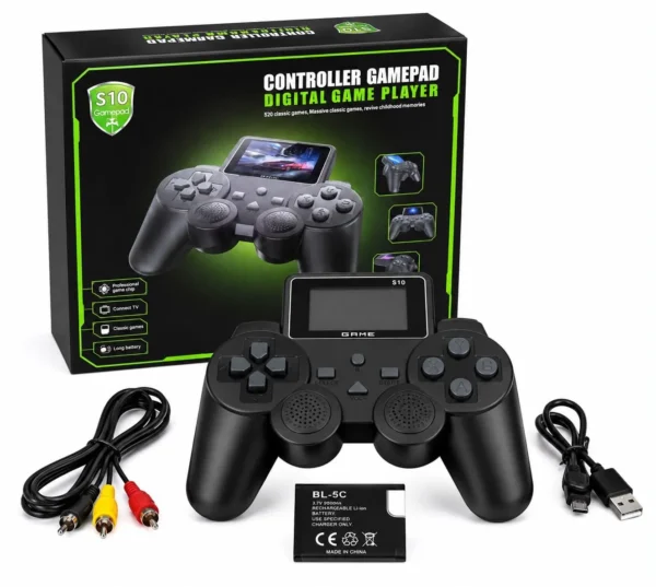 Handheld Gaming Console for Kids 6+ – Portable Mini Gamepad with 520 Built-in Games