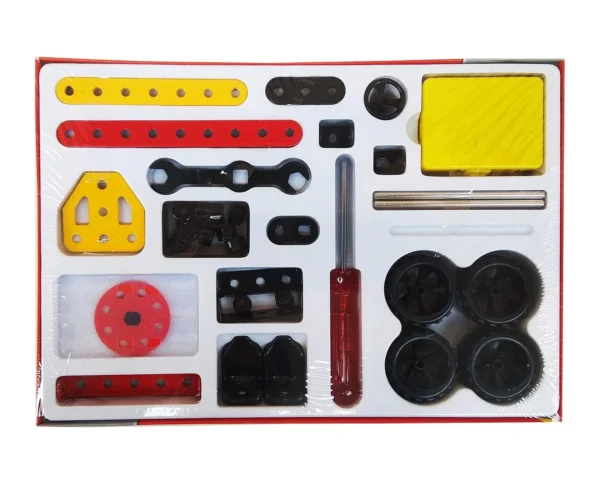 MECHANIX Basic .Metal Construction Kit – 90-Piece STEM Building Set for Kids 7+ MECHANIX Basic Metal Construction Kit – 90-Piece STEM Building Set for Kids 7+