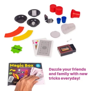 Magic Box 52 Tricks for Kids – DIY Magic Trick Set with Instruction Manual. Magic Box 52 Tricks for Kids – DIY Magic Trick Set with Instruction Manual