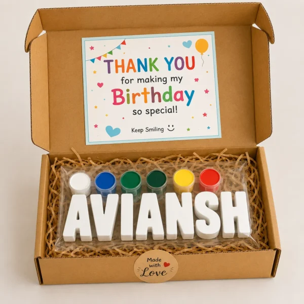 Personalized Big Letter Name Mould with Colors Custom Birthday Return Gift for Kids Personalized Big Letter Name Mould with Colors | Custom Birthday Return Gift for Kids