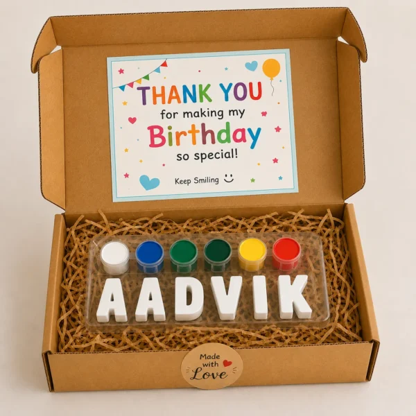 Personalized Small Letter Name Mould with Colors Custom Birthday Return Gift for Kids Personalized Small Letter Name Mould with Colors | Custom Birthday Return Gift for Kids