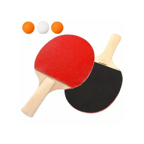 Wooden Table Tennis Racket Set – Multicolour Ping Pong Bats for Beginners Wooden Table Tennis Racket Set – Multicolour Ping Pong Bats for Beginners